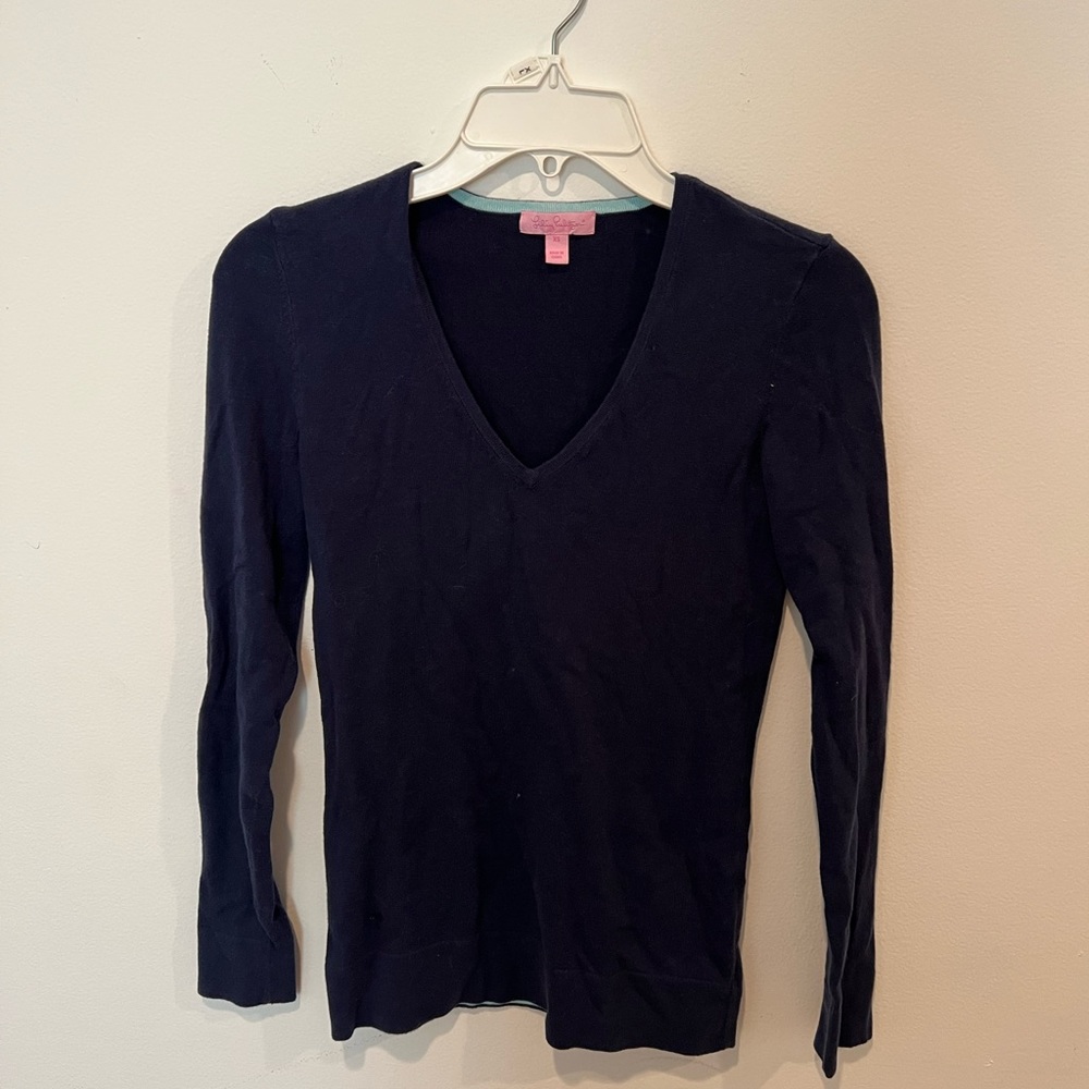 Lily Pulitzer - Navy Blue Sweater size XS